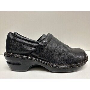 Brown’s Landing Patsy women size 10 M black leather slip-on clogs Shoes
